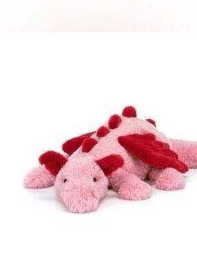 Heart Dragon Jellycat NWT